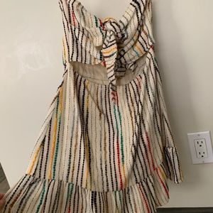 Tularosa Anna Dress in White Linen